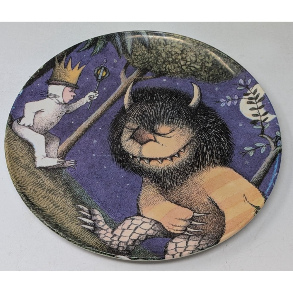 Pottery Barn Kids Where the Wild Things Are Melamine Dinner Plate
